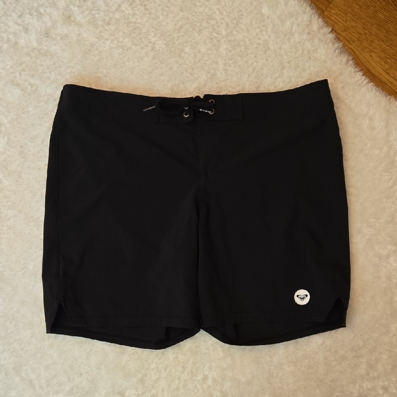 Roxy Black Swim Shorts, Womens Medium, Great Condition - Picture 1 of 9